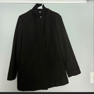 Croft & Barrow Classic Black Pea Coat